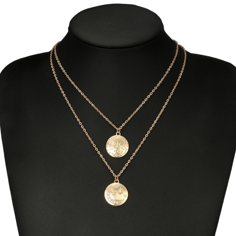 Gold coin necklace - Picture 3 of 3